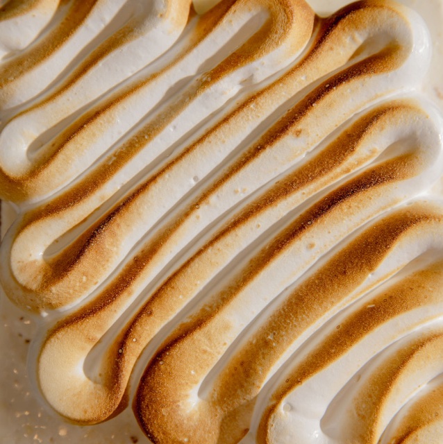 Detalle de merengue tostado de Felipa